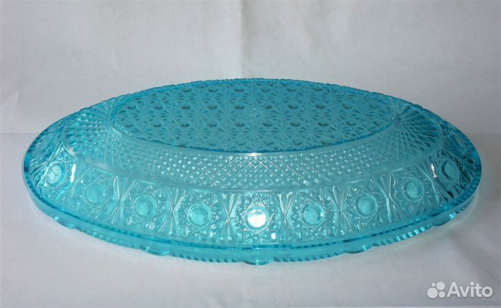 Винтажная фруктовница блюдо цветное Пластик СССР