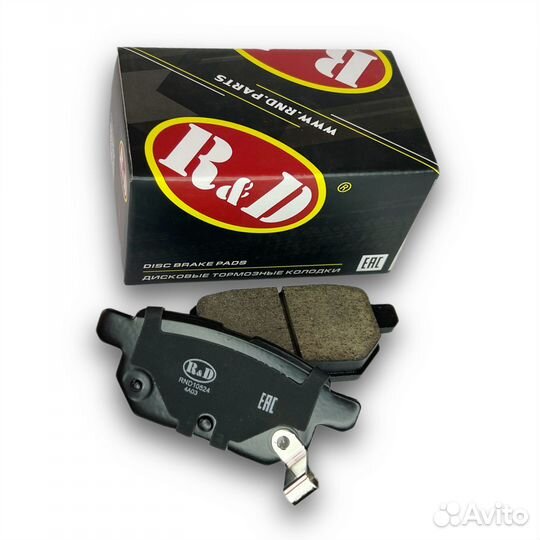 Тормозные колодки R&D toyota Corolla, Yaris, Auris