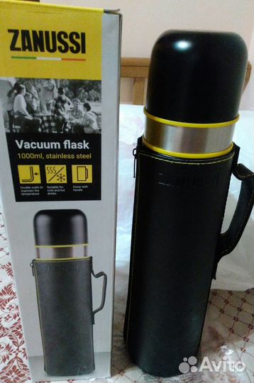 Термос Zanussi, 1литр, в термочехле