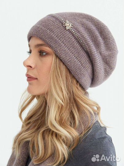 Шапка женская шерсть/мохер, бренда Katta