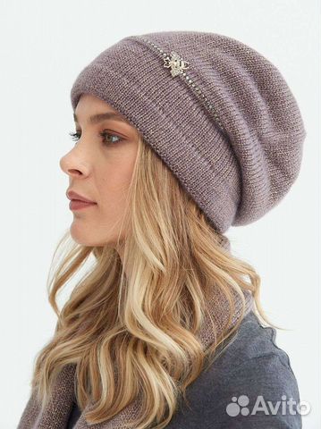 Шапка женская шерсть/мохер, бренда Katta