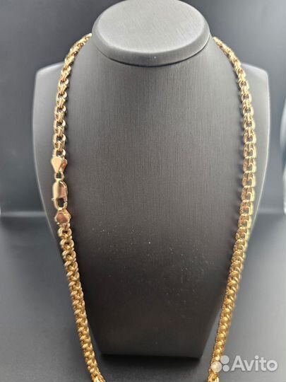 Цепь золотая мужская бисмарк