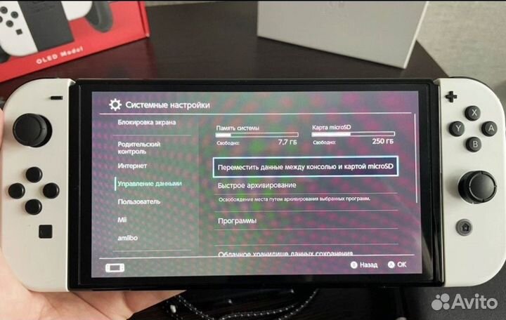 Nintendo Switch oled прошитая чип