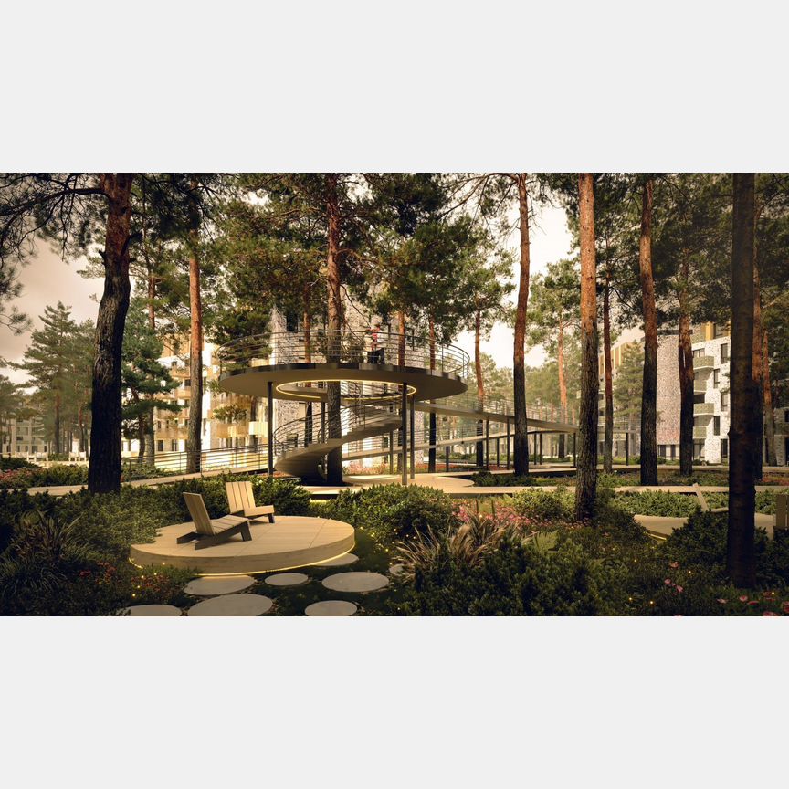 1-к. апартаменты, 45,2 м², 4/6 эт.