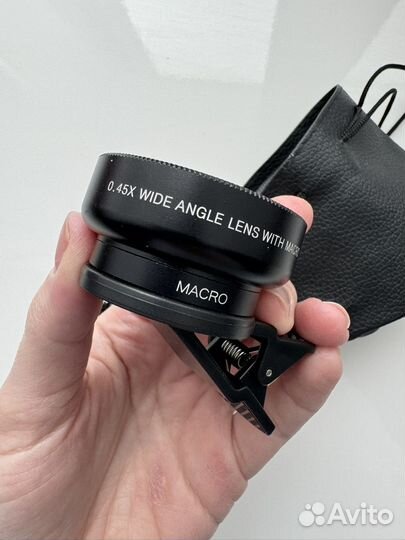 Линза на телефон макро + ширик