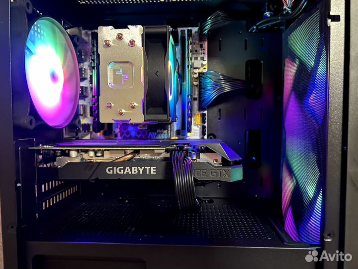Игровой пк Intel 8 ядер/gtx1660s/16gb ddr4/ssd 1tb