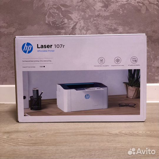 Принтер HP Laser 107r Новый