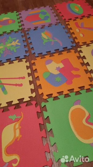 Коврик пазл мягкий пол