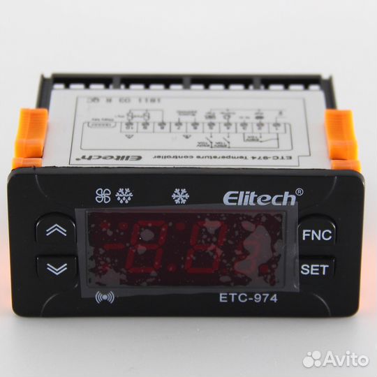 Контроллер Elitech етс-974 (2 датчика)