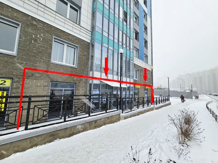 Аренда помещения в ЖК «Огни Залива», 115 м²