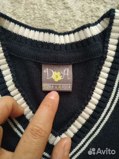 Жилетка для мальчика школьная 140