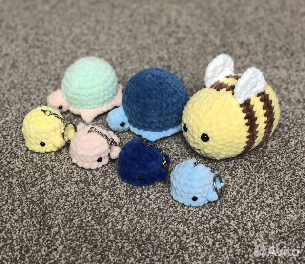 Вязанные игрушки(брелки)