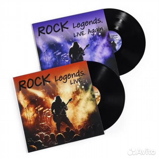 Rock legends. live. again (various artists, limite