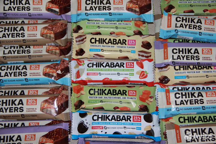 Спортивные батончики Chikabar - Chikalayers