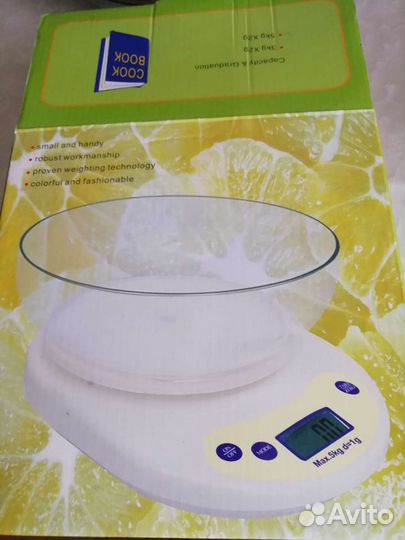 Весы кухонные в упоковке