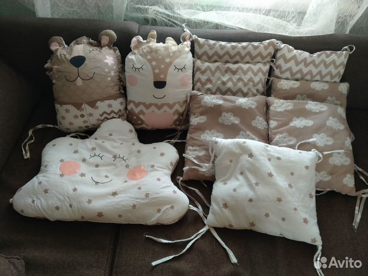 Бортики в кроватку бу