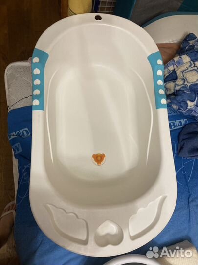 Детская ванночка с горкой