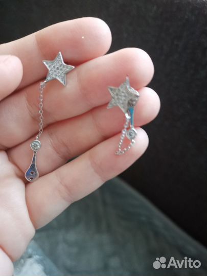 Серебряные серьги