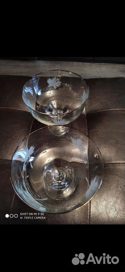 Ваза для фруктов/конфет ссср, лафитник СССР