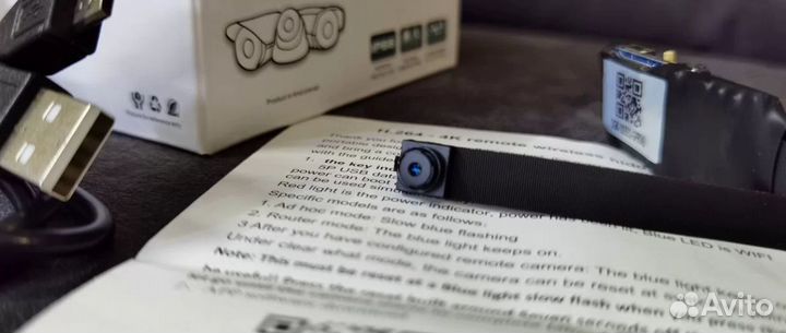 WiFi Микро видеокамера + микронаушник