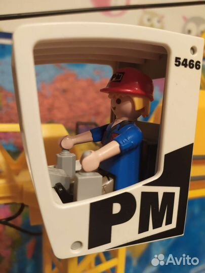 Playmobil кран 5466, самосвал, бульдозер, транспор