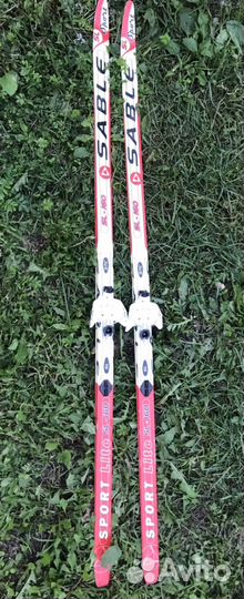 Беговые лыжи 160 см пластик