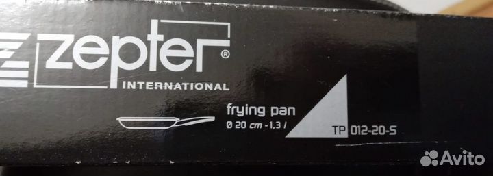 Сковорода с длинной ручкой, 1,3Л диаметр 20см, б/к