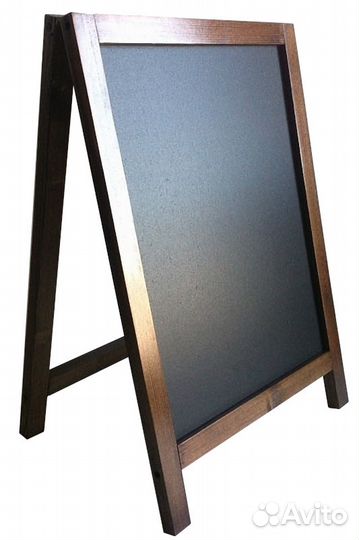 Штендер для мела, односторонний 60х90 см + мел