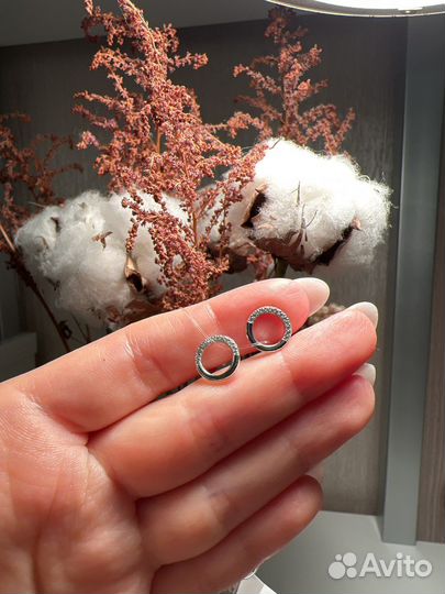 Серьги серебро 925