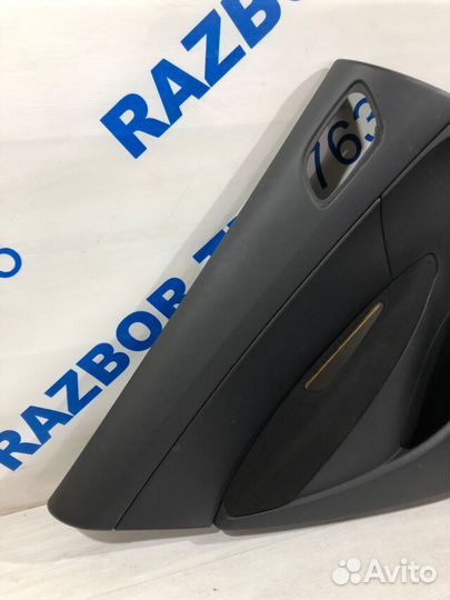 Обшивка двери задняя левая peugeot 308 1.6 ат хетч