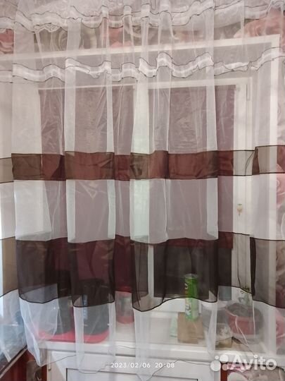 Шторки кухонные. Много