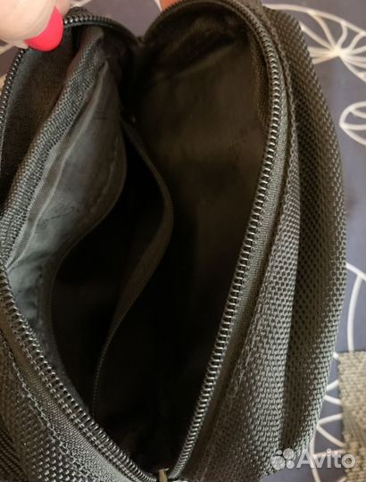 Сумка мужская поясная как новая