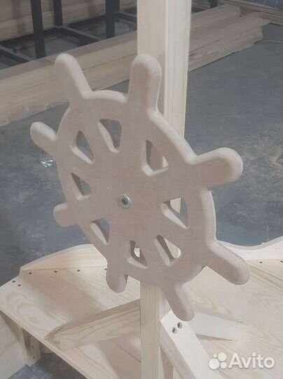 Руль,штурвал,якоря,круги и пр.для детских площадок