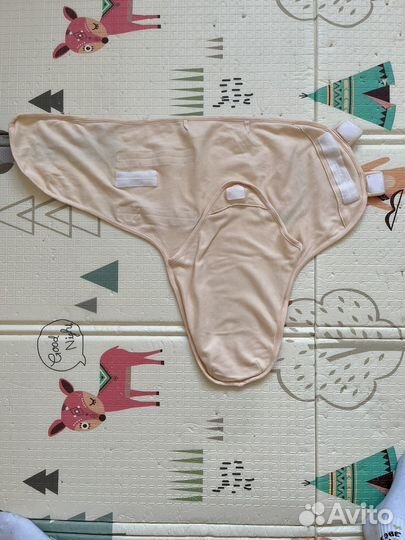 Пеленка кокон на липучках