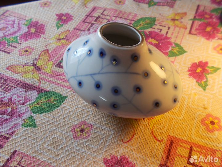 Ваза лфз Синие ветки.Автор М.В.Городецкий