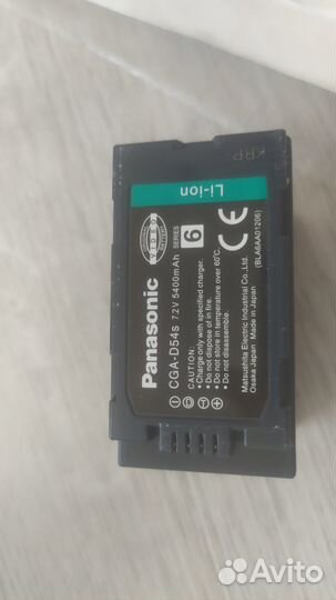 Продам аккумулятор Panasonik CGA-D54s на 5.400 mah