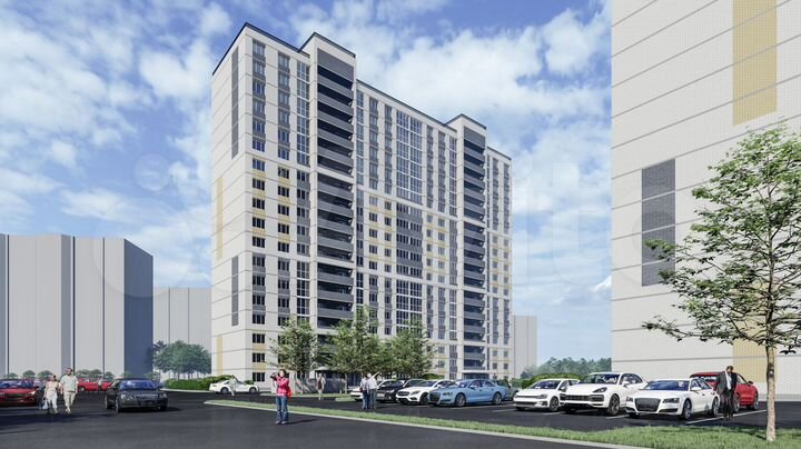 3-к. квартира, 76,6 м², 11/18 эт.