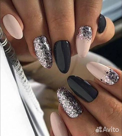 Маникюр наращивание ногтей