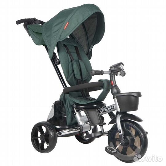 Трёхколёсный велосипед складной с ручкой Tech