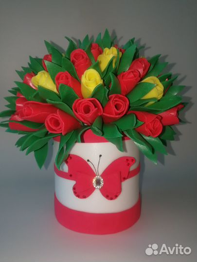 Подарок к праздникам: Светильники тюльпаны (61 шт)