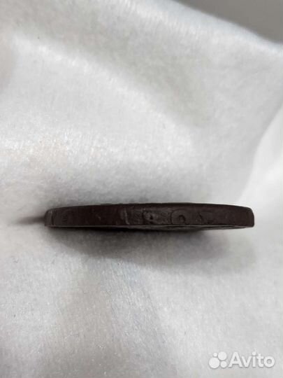 1 копейка 1756 год Гурт надпись.Оригинал.Редкая