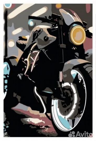 Картина акрилом на холсте