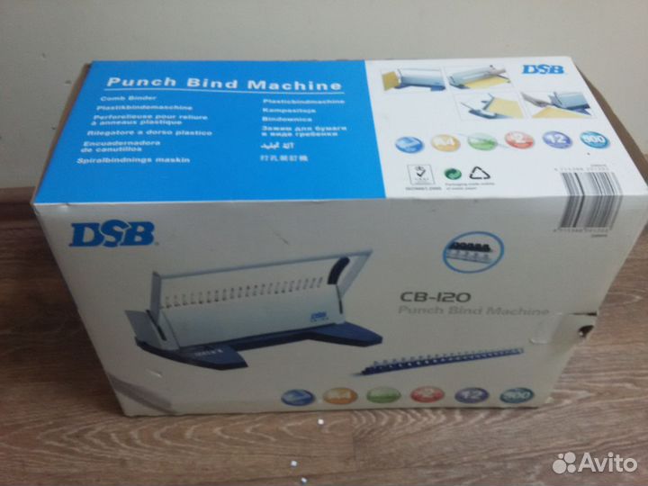 Брошюровщик на пластиковую пруток CB-120