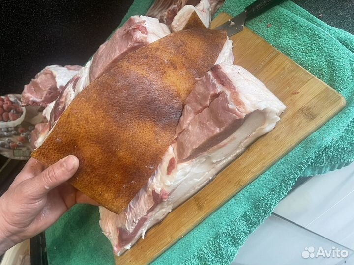 Домашнее соленое сало