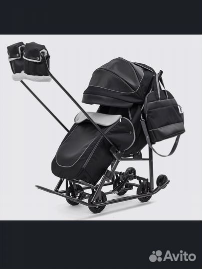 Санки-коляска детские,зимние Pikate Deluxe