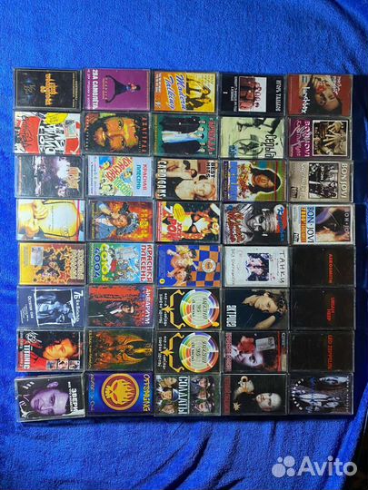 Зарубежный и русский рок аудиокассеты