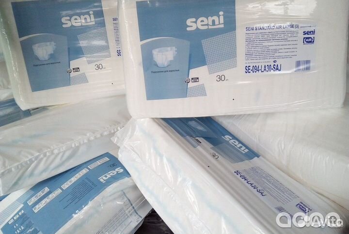 Подгузники seni разных размеров