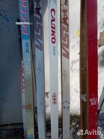 Лыжи беговые советские классические