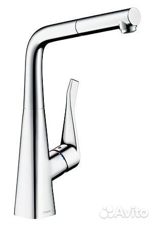 Hansgrohe Metris 14821000 для кухни с выдвижным