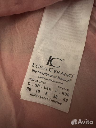 Платье Luisa cerano 36